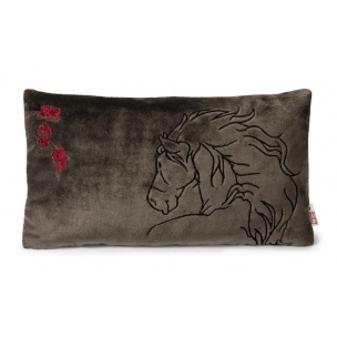 Poduszka Koń brąz